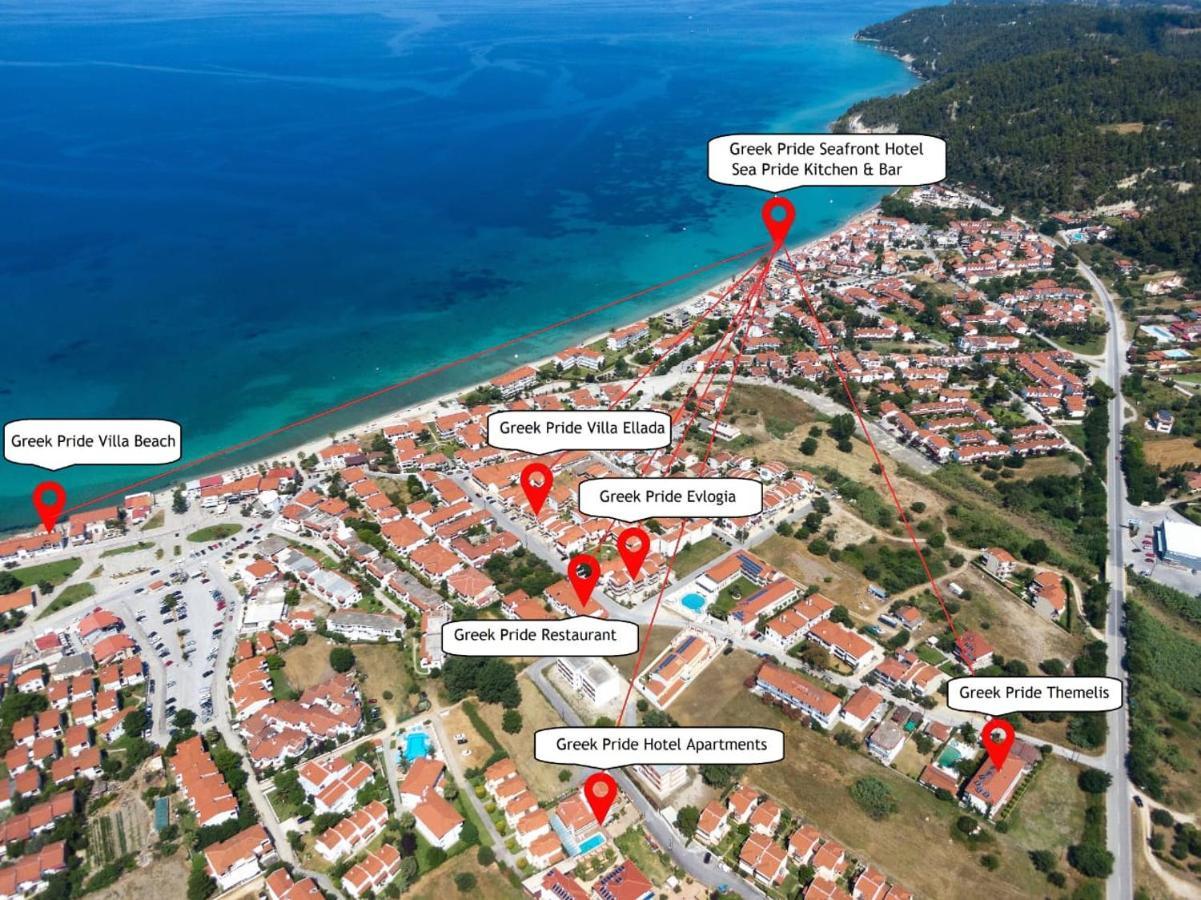 Skála Foúrkas Halkidiki Greek Pride Seafront Hotel المظهر الخارجي الصورة